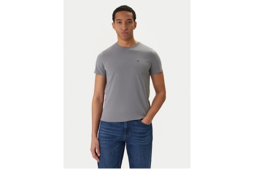 Tommy Jeans Flag Extra Slim Jersey T-Shirt Ανδρικό (DM0DM04411 PTL)