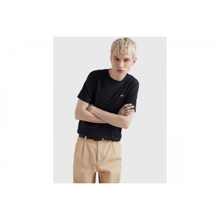 Tommy Jeans Slim Jersey C Neck Ext T-Shirt Ανδρικό 