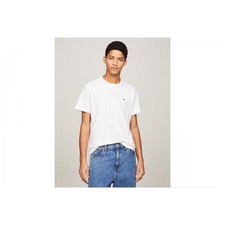 Tommy Jeans Slim Jersey C Neck Ext T-Shirt Ανδρικό 