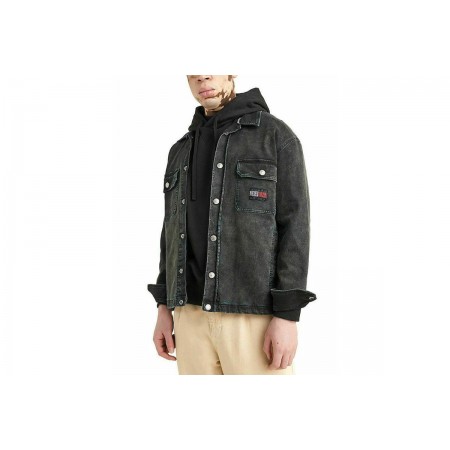 Tommy Jeans Utility Shirt Jkt Rcycr Μπουφάν Τζην Ανδιρκό 