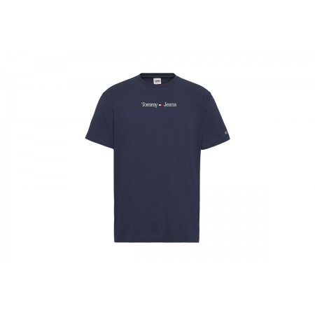 Tommy Jeans Tjm Classic Linear Logo Tee T-Shirt Ανδρικό 