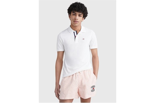 Tommy Jeans Pure Cotton Polo Ανδρικό (DM0DM15370 YBR)