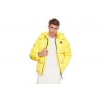 Tommy Jeans Alaska Ανδρικό Puffer Μπουφάν Κίτρινο
