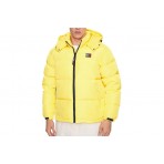 Tommy Jeans Alaska Ανδρικό Puffer Μπουφάν Κίτρινο