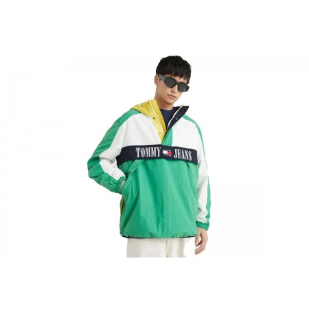 Tommy Jeans Tjw Ovz Chicago Archive Popover Μπουφάν Ελαφρύ Ανδρικό 