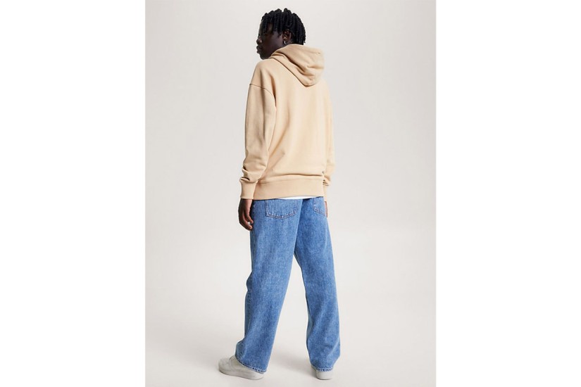 Tommy Jeans Ανδρικό Φούτερ με Κουκούλα Μπεζ
