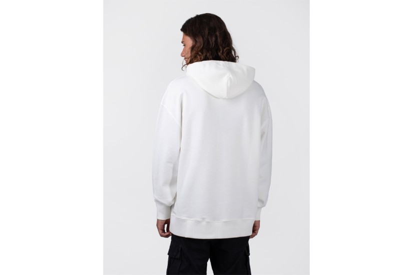 Tommy Jeans Ανδρικό Φούτερ με Κουκούλα Λευκό