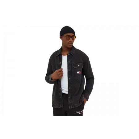 Tommy Jeans Tjm Essential Denim Overshirt  Πουκάμισο Μακρυμάνικο Ανδρικό 