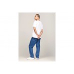 Tommy Jeans Signature Ανδρικό Κοντομάνικο T-Shirt Λευκό