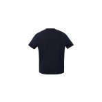 Tommy Jeans Badge Tee Ανδρικό Κοντομάνικο T-Shirt Μπλε Σκούρο