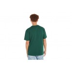 Tommy Jeans Badge Tee Ανδρικό Κοντομάνικο T-Shirt Πράσινο
