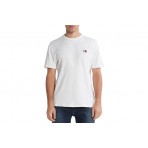 Tommy Jeans Badge Tee Ανδρικό Κοντομάνικο T-Shirt Λευκό