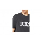 Tommy Jeans Graffiti Flag Ανδρικό Κοντομάνικο T-Shirt Ανθρακί