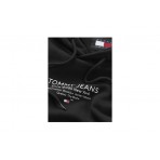 Tommy Jeans Graphic Ανδρικό Φούτερ Με Κουκούλα Μαύρο