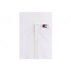 Tommy Jeans Slim Pique Ανδρικό Κοντομάνικο T-Shirt Λευκό
