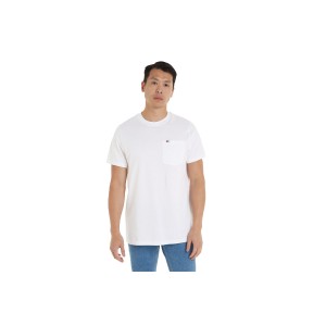 Tommy Jeans Slim Pique T-Shirt Ανδρικό (DM0DM18650 YBR)