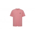 Tommy Jeans Ανδρικό Κοντομάνικο T-Shirt Ροζ
