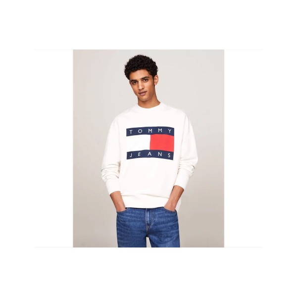 Tommy Jeans Rlx Big Flag Cneck Ext Μπλούζα Με Λαιμόκοψη Ανδρική (DM0DM19222 YBH)