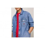 Tommy Jeans Essential Denim Overshirt Τζιν Μακρυμάνικο Πουκάμισο