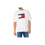 Tommy Jeans Ανδρικό Κοντομάνικο T-Shirt Λευκό