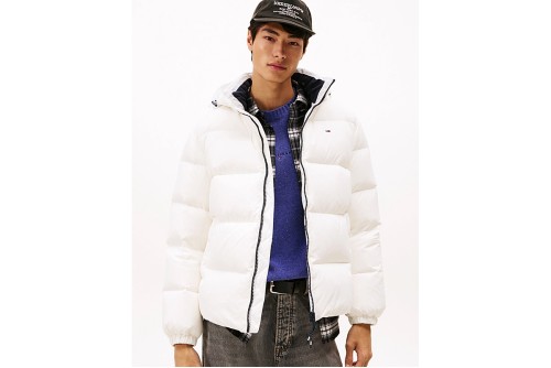 Tommy Jeans Water Repellent Down Hooded Μπουφάν Puffer Ανδρικό (DM0DM19786 YBL)