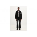 Tommy Jeans Essential Overshirt Ανδρικό Μακρυμάνικο Πουκάμισο Μαύρο