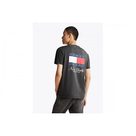 Tommy Jeans Reg Heritage Flag Ext T-Shirt Ανδρικό 