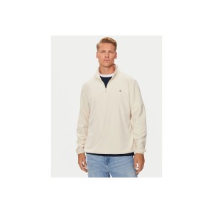 Tommy Jeans Reg Flag Polar 1-4 Zip Μπλούζα Με Φερμουάρ Ανδρική (DM0DM20508 ACG)