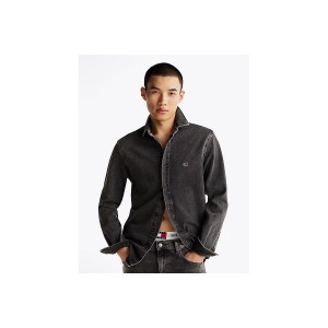 Tommy Jeans Regular Fit Overshirt Πουκάμισο Μακρυμάνικο Ανδρικό (DM0DM20619 1BZ)