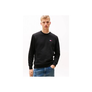 Tommy Jeans Tonal Badge Μπλούζα Με Λαιμόκοψη Ανδρική (DM0DM20660 BDS)