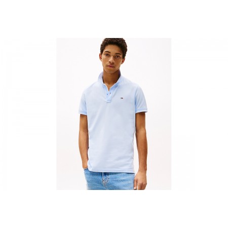 Tommy Jeans Slim Placket Polo Ανδρικό 