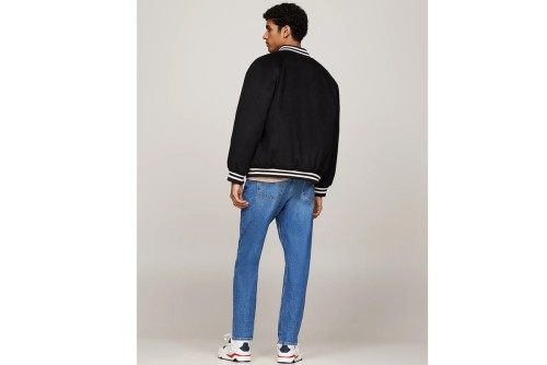 Tommy Jeans Wool Blend Solid Μπουφάν Bomber Ανδρικό (DM0DM20685 BDS)