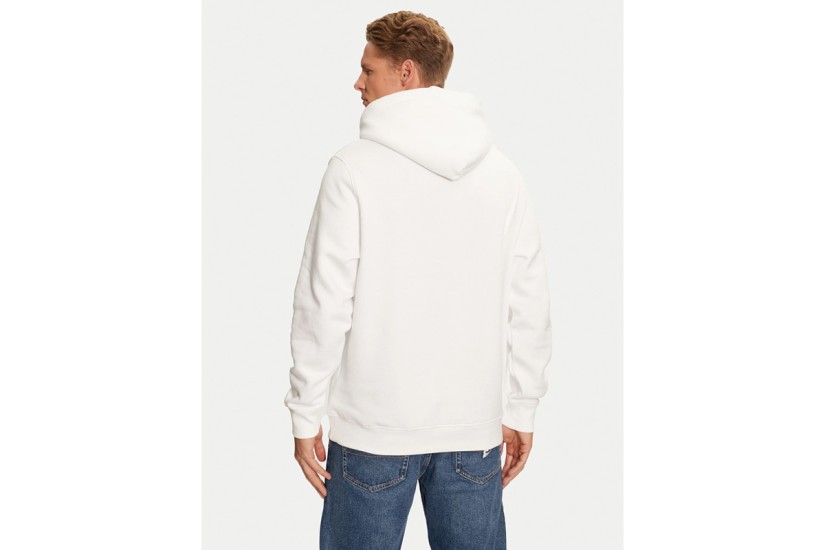 Tommy Jeans Ανδρικό Φούτερ Με Κουκούλα Λευκό