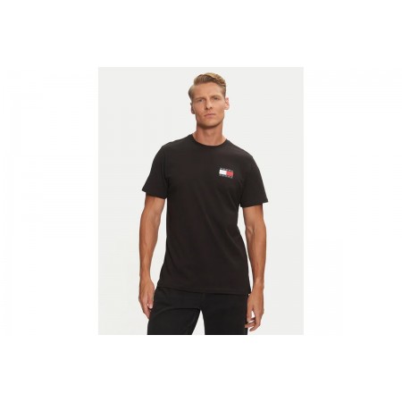 Tommy Jeans Slim Essential Flag Ext T-Shirt Ανδρικό 