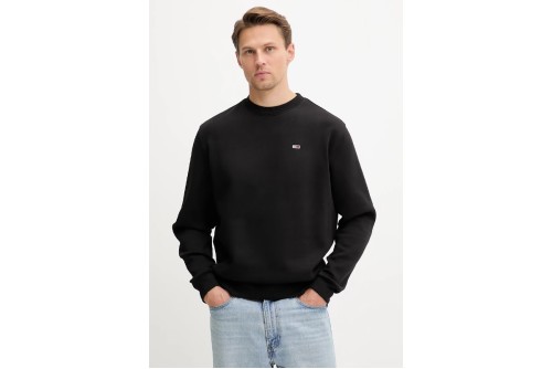 Tommy Jeans Flag Brushed Fleece Μπλούζα Με Λαιμόκοψη Ανδρική (DM0DM20741 BDS)