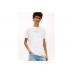 Tommy Jeans Linear Logo Embroidery Jersey T-Shirt Ανδρικό (DM0DM20744 L5Y)