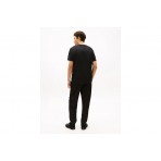 Tommy Jeans Linear Logo Embroidery Jersey T-Shirt Ανδρικό (DM0DM20744 SEV)