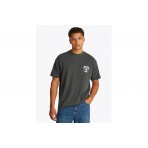 Tommy Jeans Regular T Ανδρικό Κοντομάνικο T-Shirt Ανθρακί