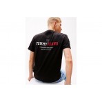 Tommy Jeans DNA Graphic Ανδρικό Κοντομάνικο T-Shirt Μαύρο