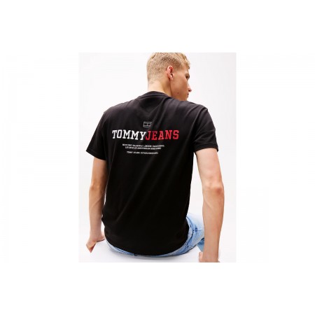 Tommy Jeans DNA Graphic Ανδρικό Κοντομάνικο T-Shirt Μαύρο