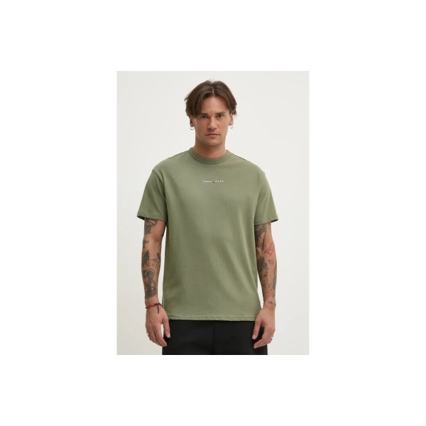 Tommy Jeans Rlx Linear Logo Tee Ext T-Shirt Ανδρικό (DM0DM21110 MR6)