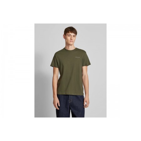 Tommy Jeans Slim Linear Chest Ss Ext T-Shirt Ανδρικό 