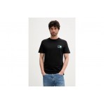 Tommy Jeans Pop Color Flag Ανδρικό Κοντομάνικο T-shirt Μαύρο