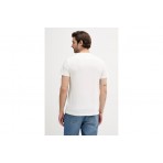Tommy Jeans Pop Color Flag Ανδρικό Κοντομάνικο T-shirt Εκρού