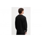 Tommy Jeans Waffle Script Relaxed Fit Μπλούζα Με Λαιμόκοψη Ανδρική (DM0DM21622 BDS)