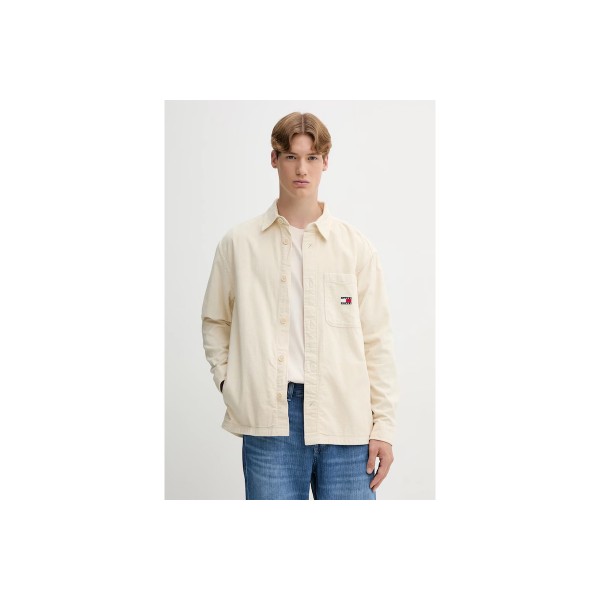 Tommy Jeans Brick Cord Overshirt Πουκάμισο Μακρυμάνικο Ανδρικό (DM0DM21698 ACH)