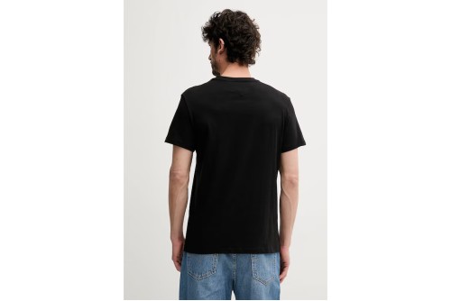 Tommy Jeans Linear Logo Slim T-Shirt Ανδρικό (DM0DM21780 BDS)