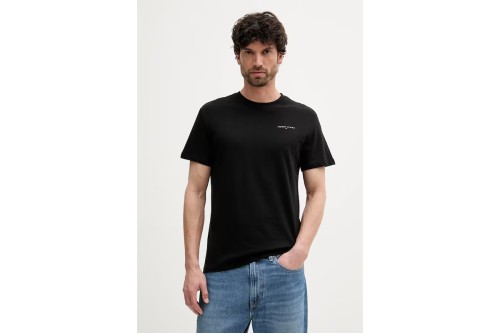 Tommy Jeans Linear Logo Slim T-Shirt Ανδρικό (DM0DM21780 BDS)