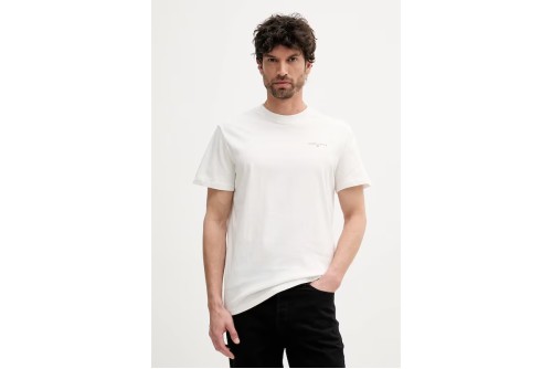 Tommy Jeans Linear Logo Slim Fit T-Shirt Ανδρικό (DM0DM21780 YBL)