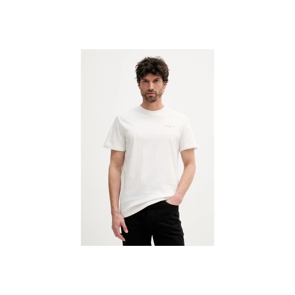 Tommy Jeans Linear Slim Fit T-Shirt Ανδρικό (DM0DM21780 YBL)